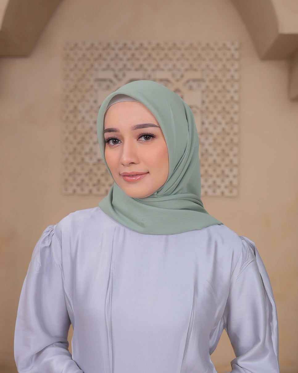 mix match hijab pashmina