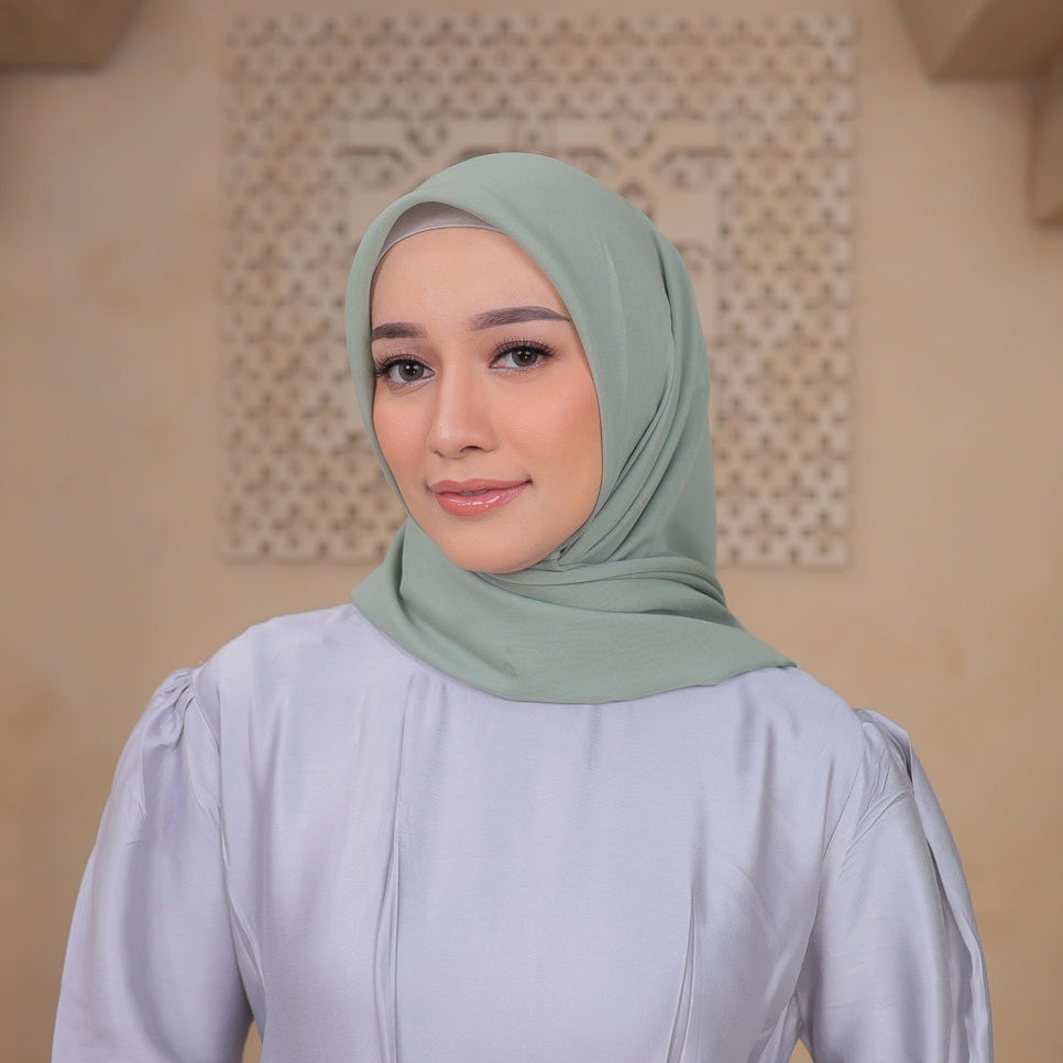 mix match hijab pashmina