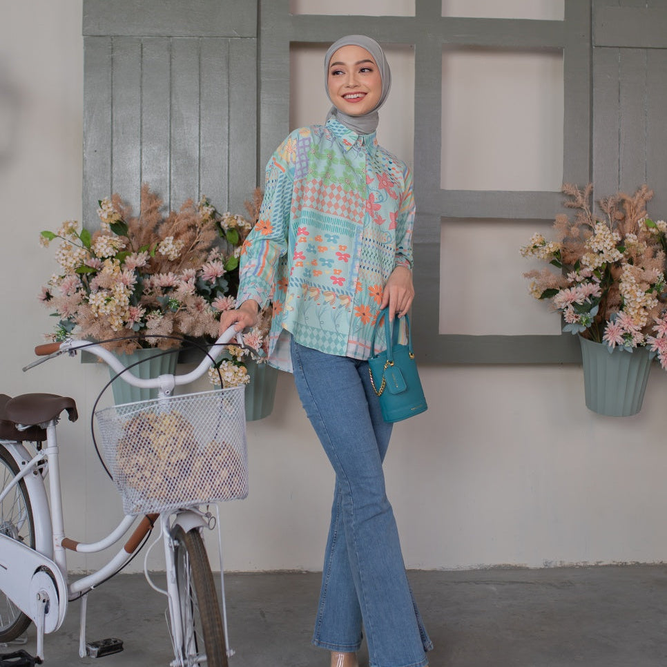 outfit muslimah musim panas