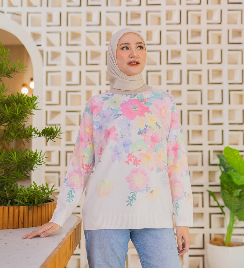 Greisy - Blossom Sweater_Sweet-pea