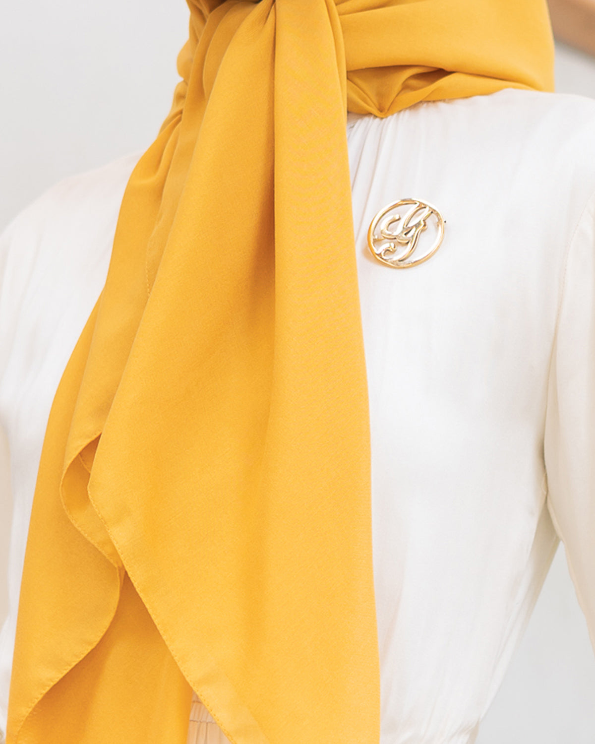 Naima Scraf in Amber Yellow