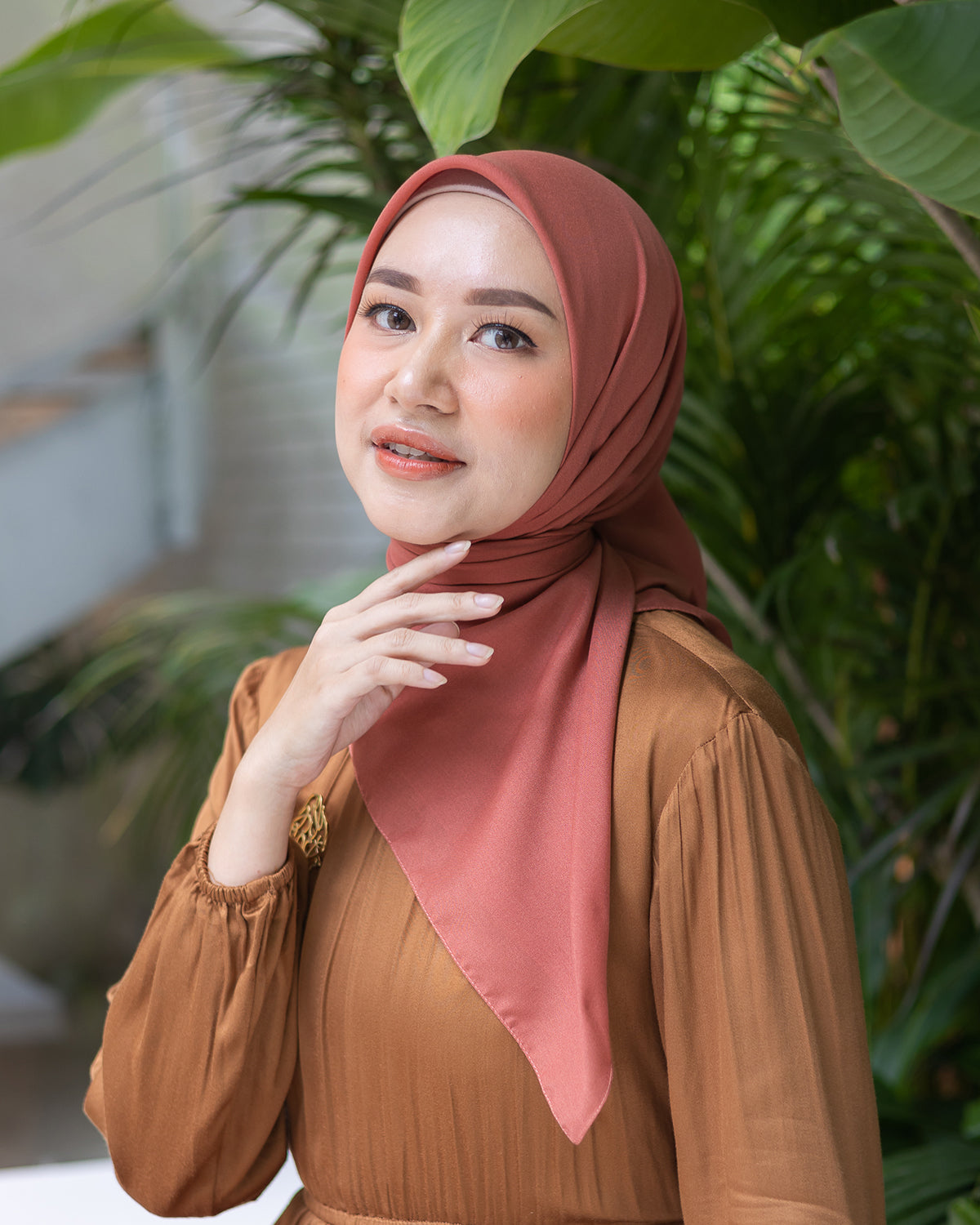 Naima Scraf in Apricot