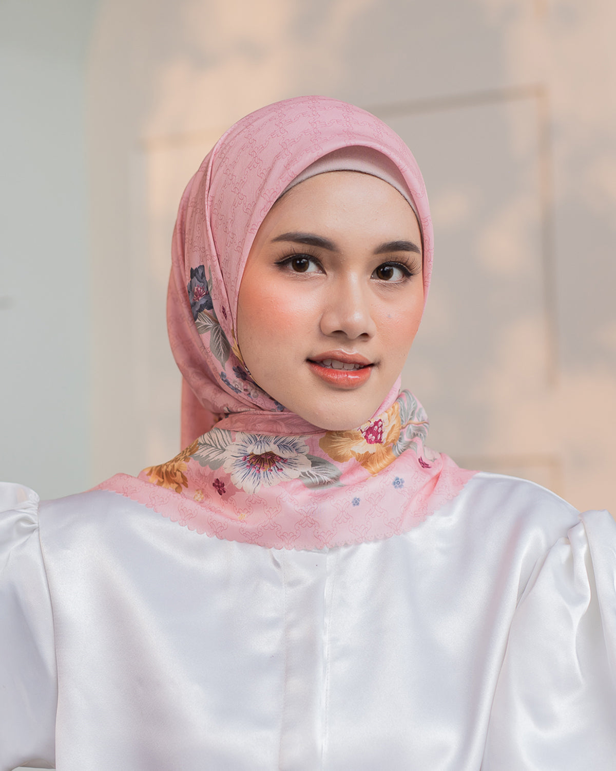 Rumi Scarf in Blush