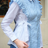 Oriana Blouse in Cloudy