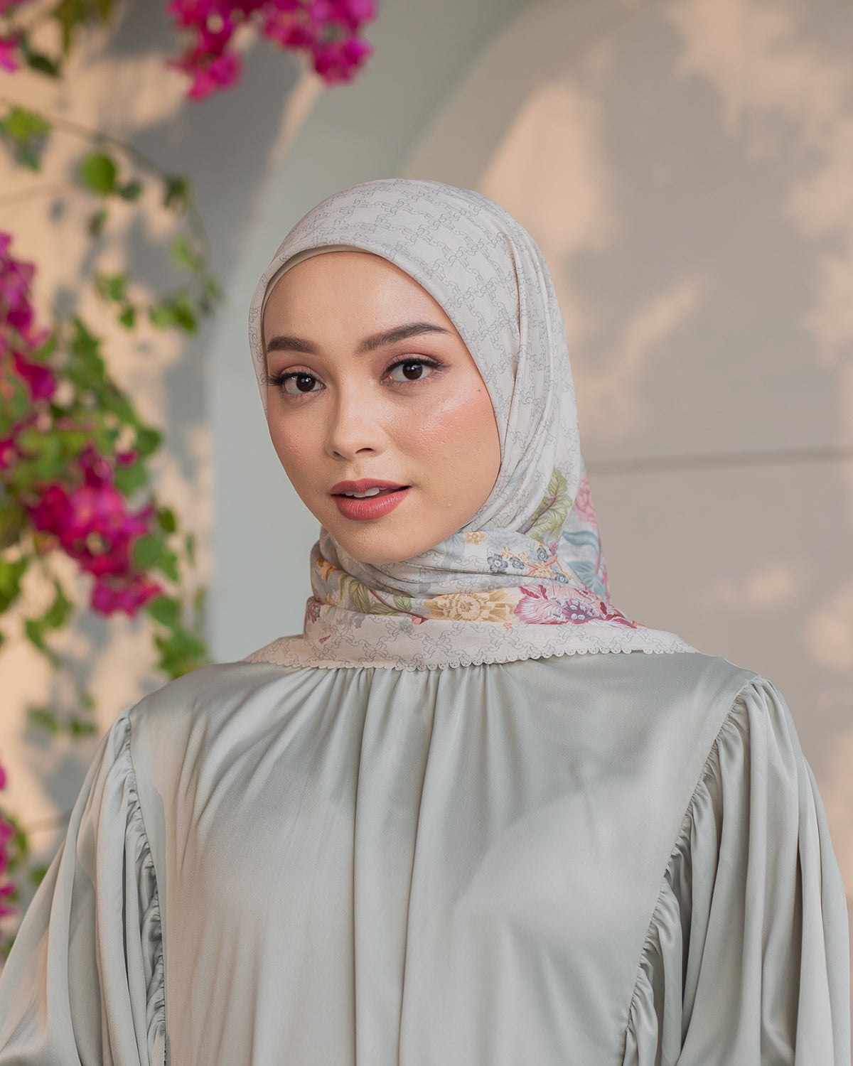 Rumi Scarf in French Gray