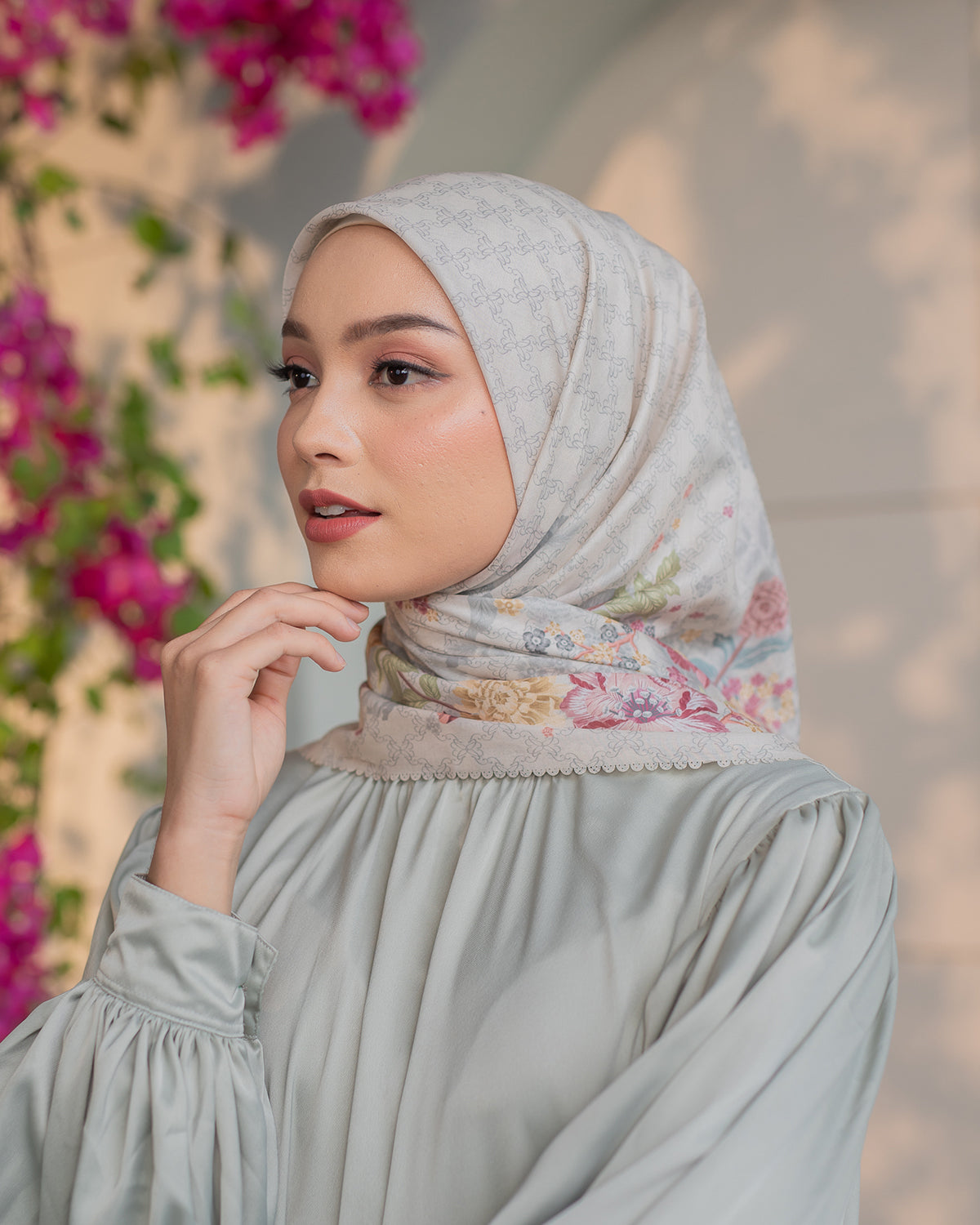 Rumi Scarf in French Gray