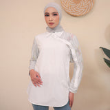 Ardela Blouse in Grey Puff