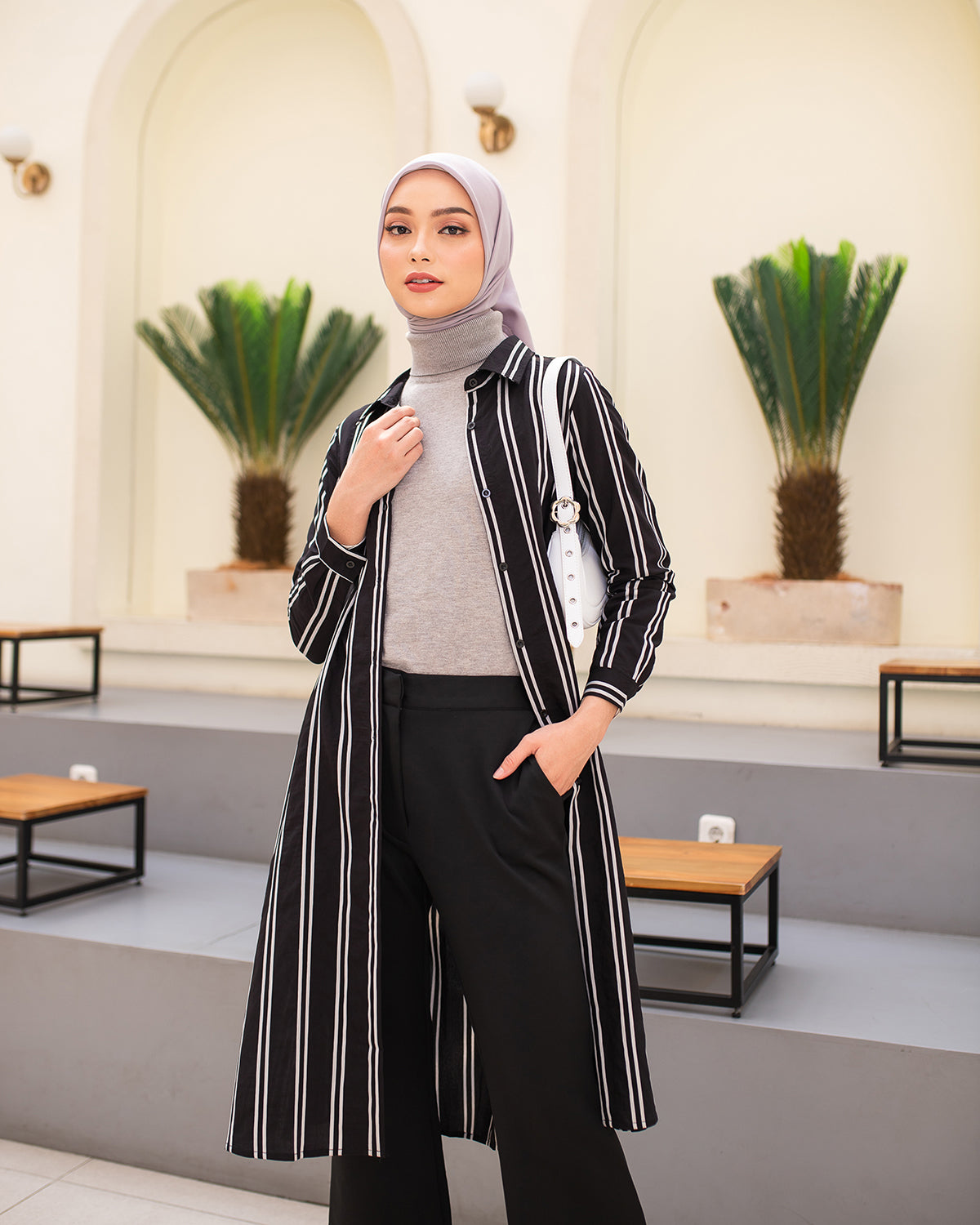 Strip Tunik Raven Black