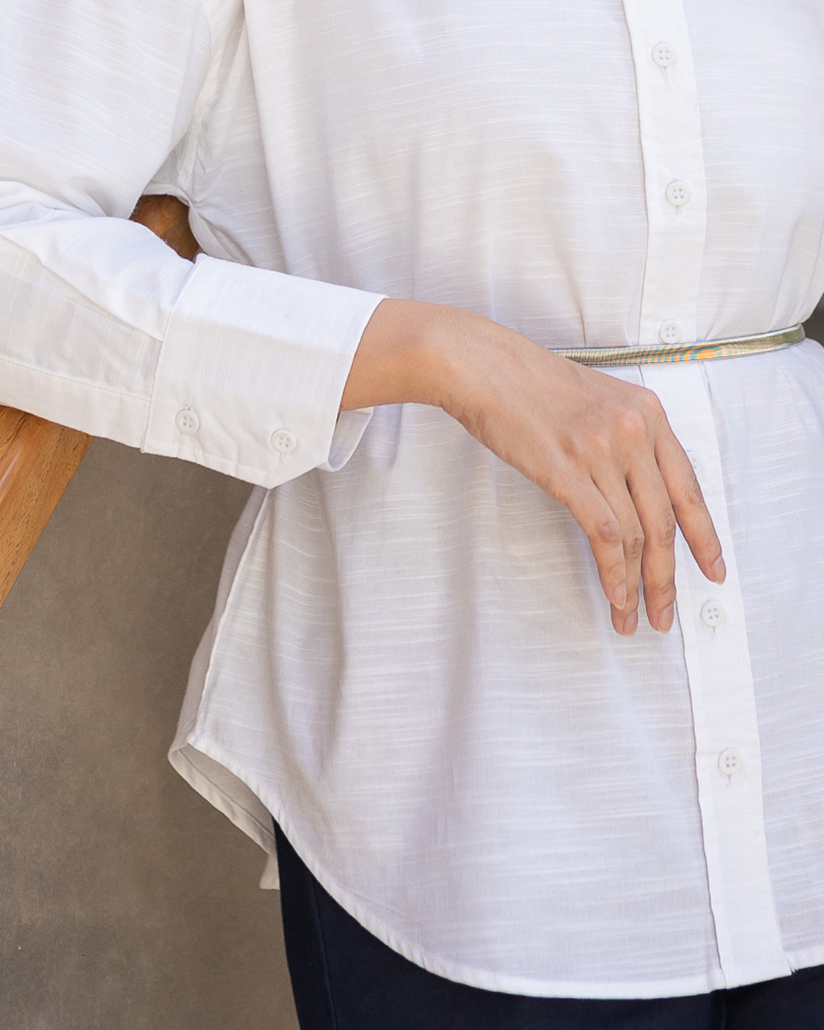 Janita Shirt in Ivory