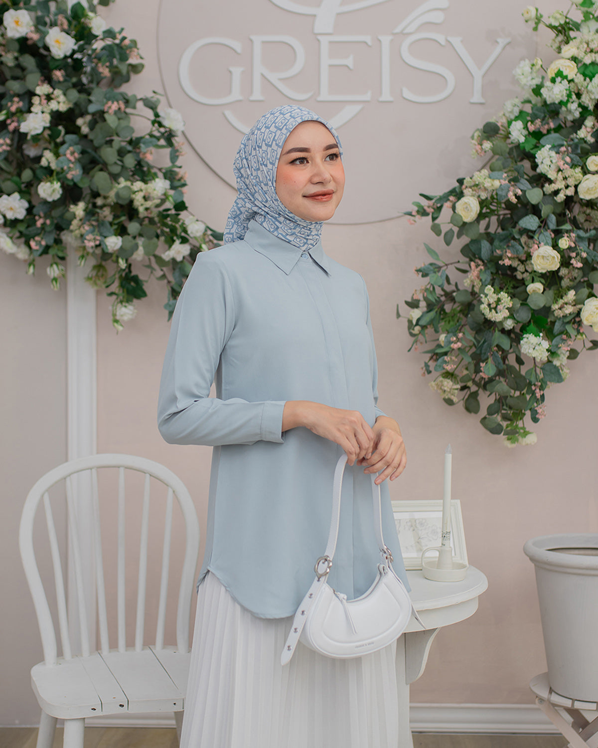 Namira Shirt in Ocean