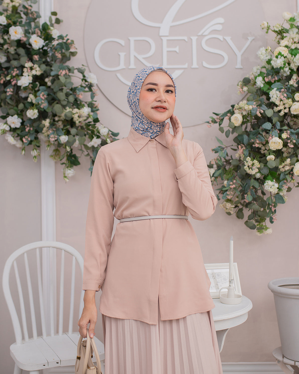 Namira Shirt in Peachy