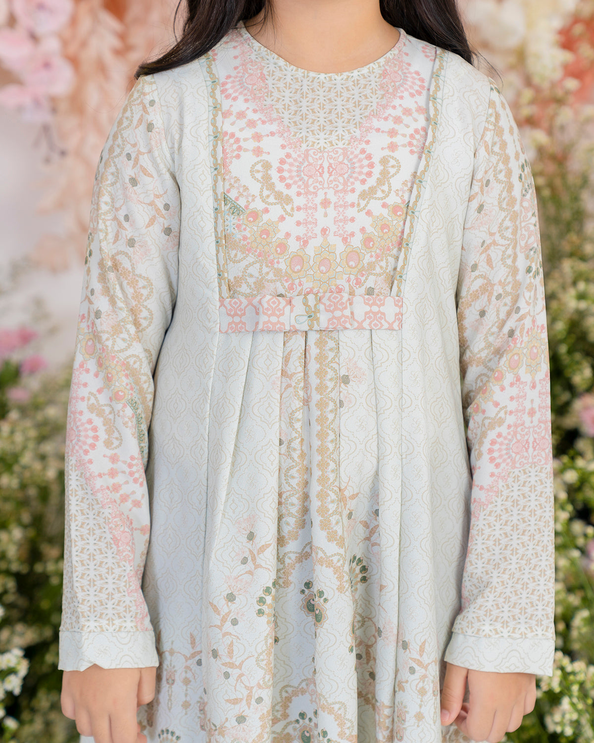 Mulia Dress Anak in Spring Mint-