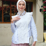 Oriana Blouse in Swan Pearl