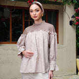 Emeline Blouse in Tauve