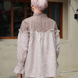 Emeline Blouse in Tauve