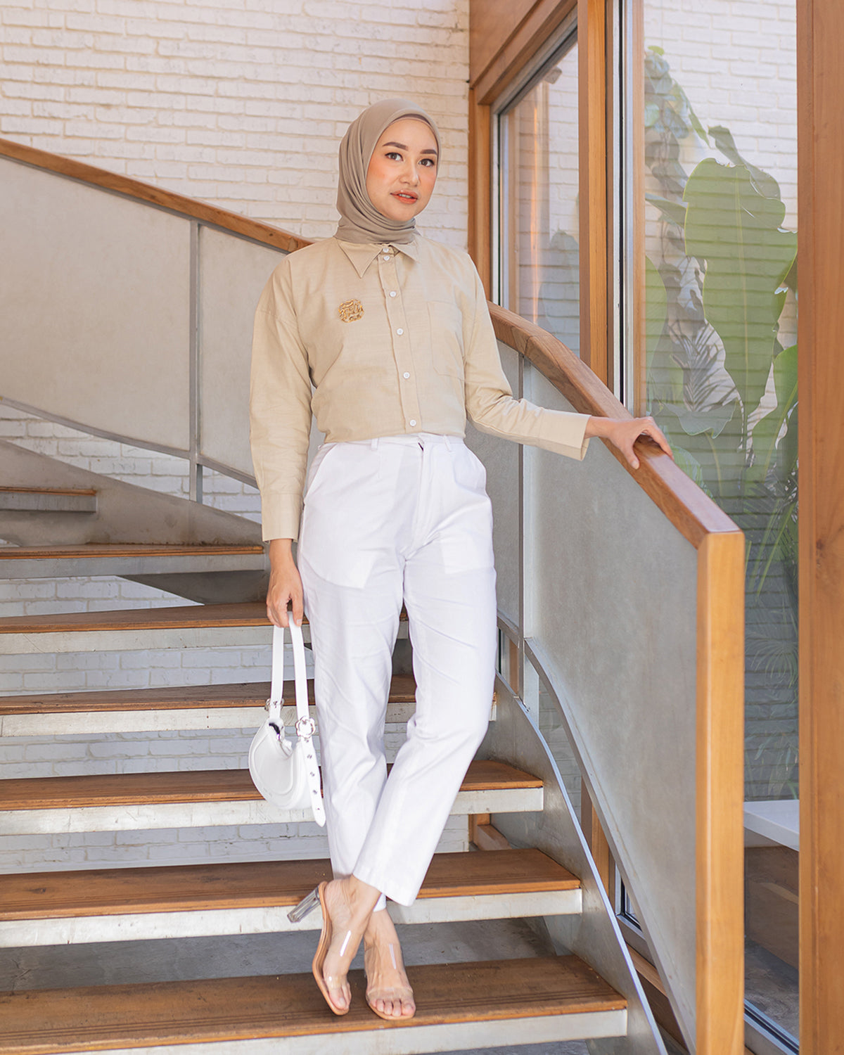 Hana Pants White