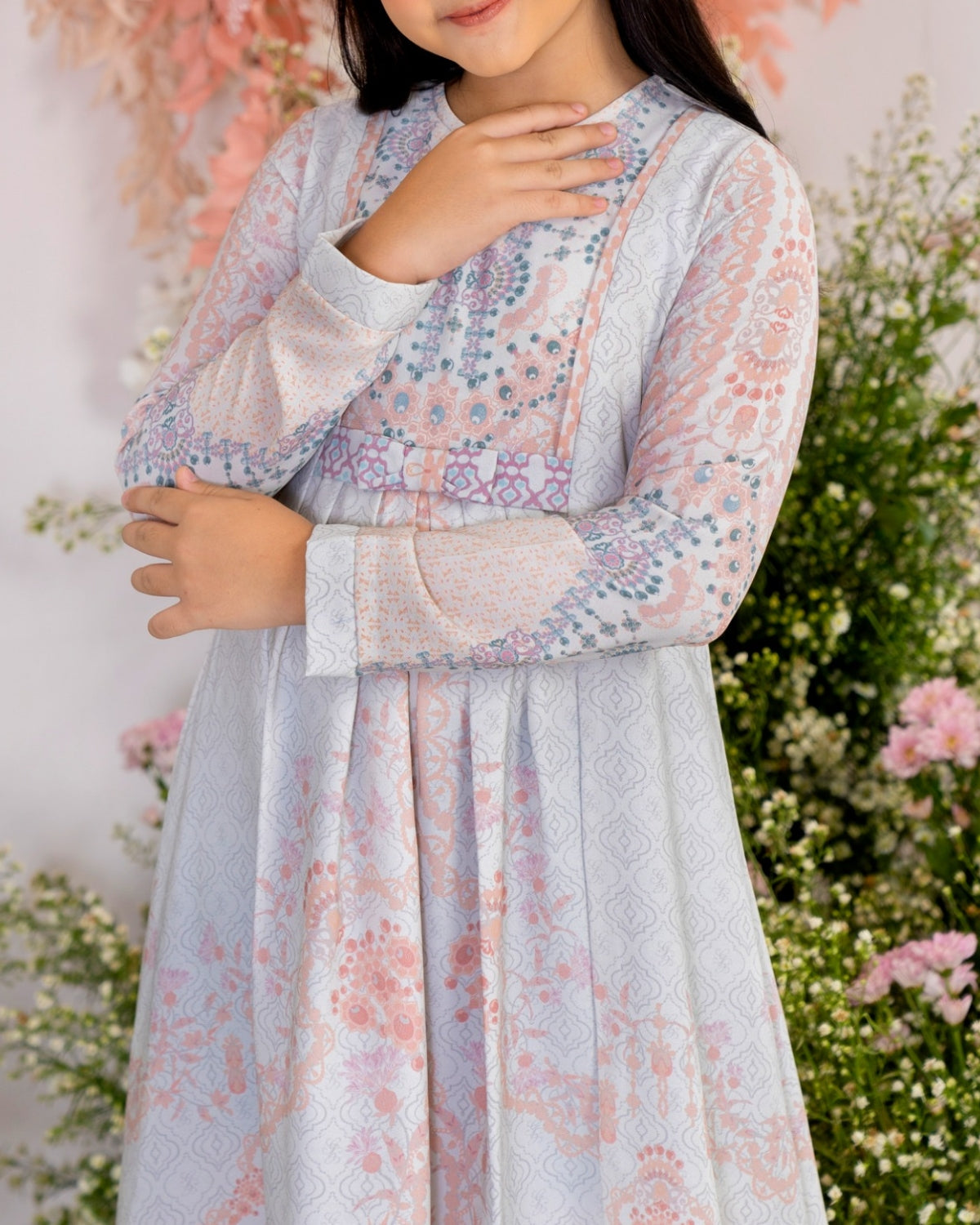 Mulia Dress Anak in Classic Ocean-