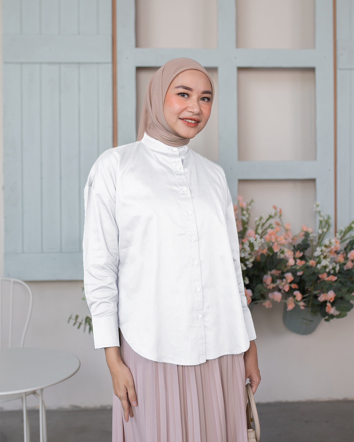 Greisy - Roseline Shirt_white-cliff