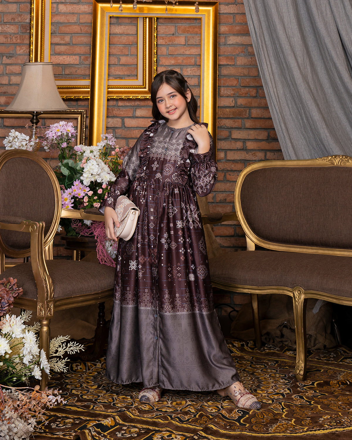 Gemerlap Dress anak in Meteor-