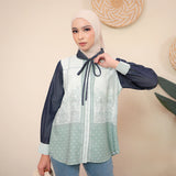 Edeline Blouse in Jade Green
