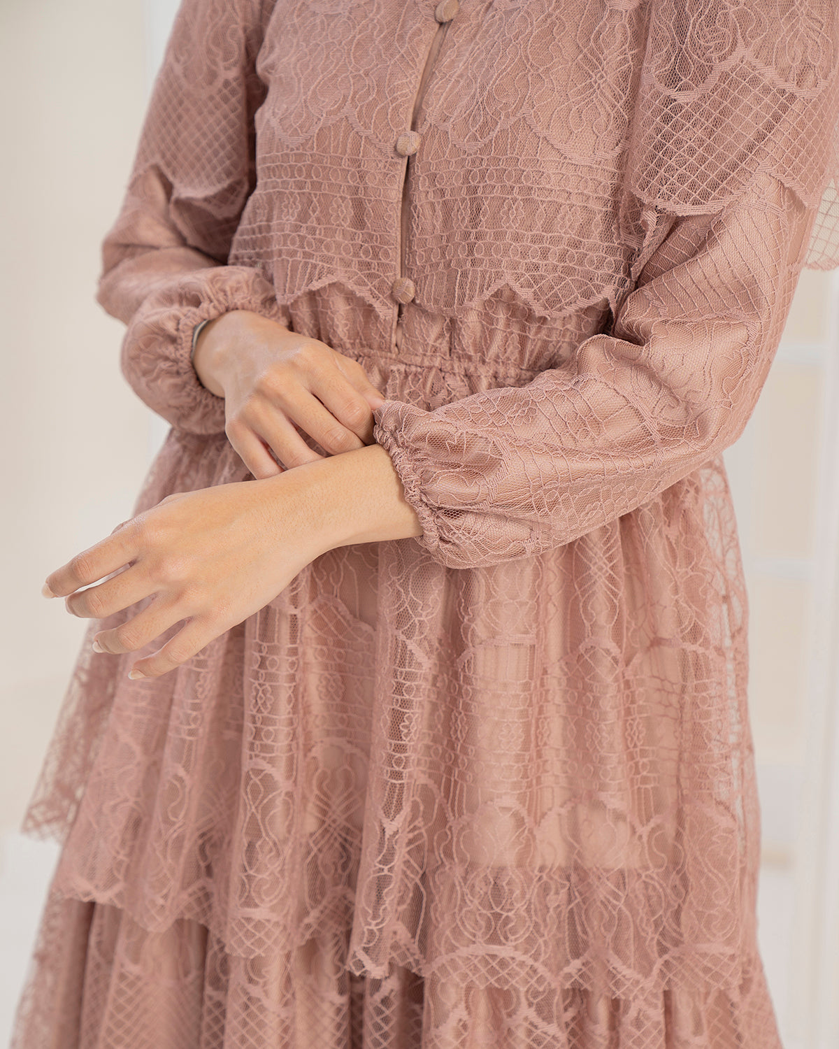 Butterfly Dress in Brown Castle