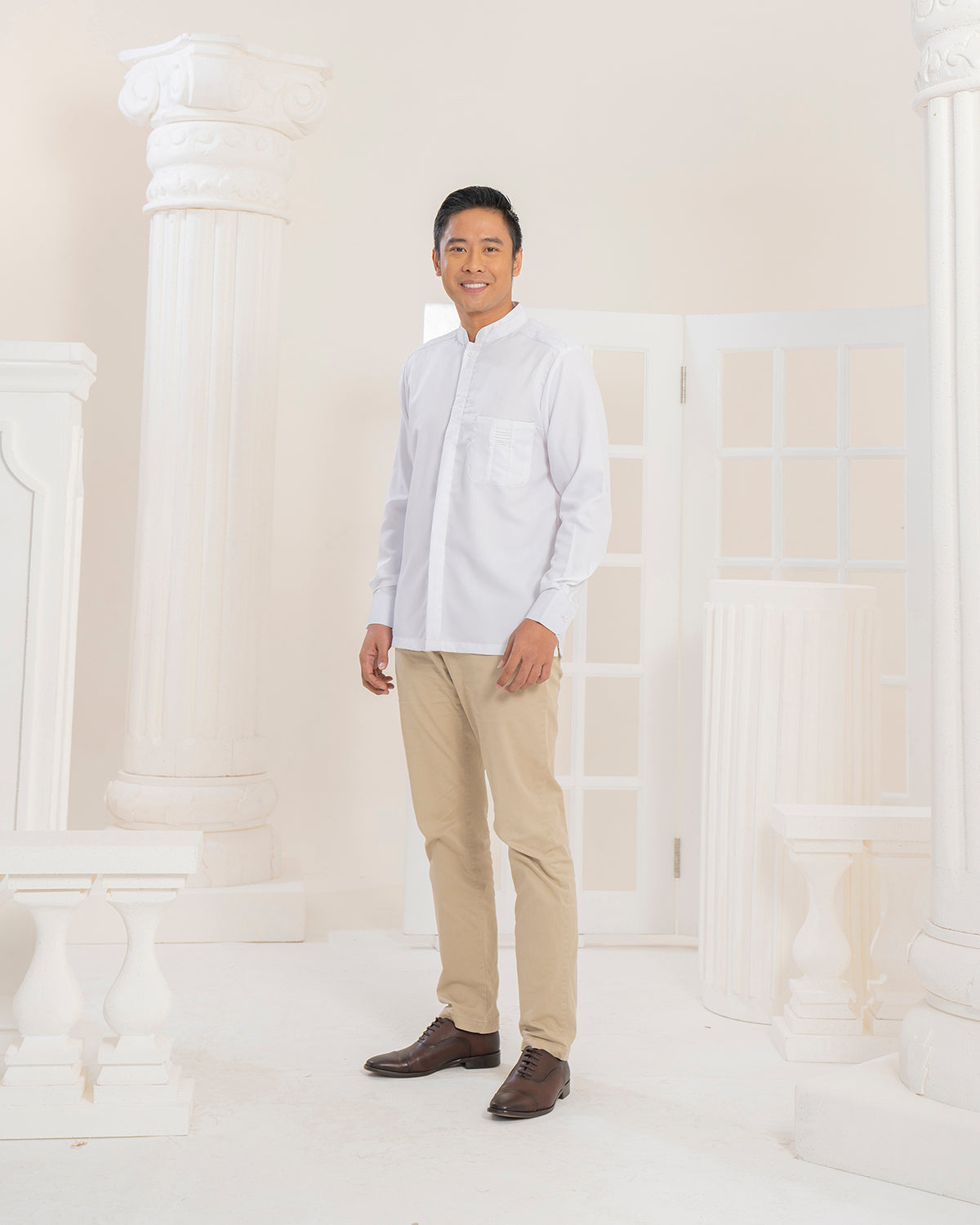 Butterfly Koko Panjang in Cloud White