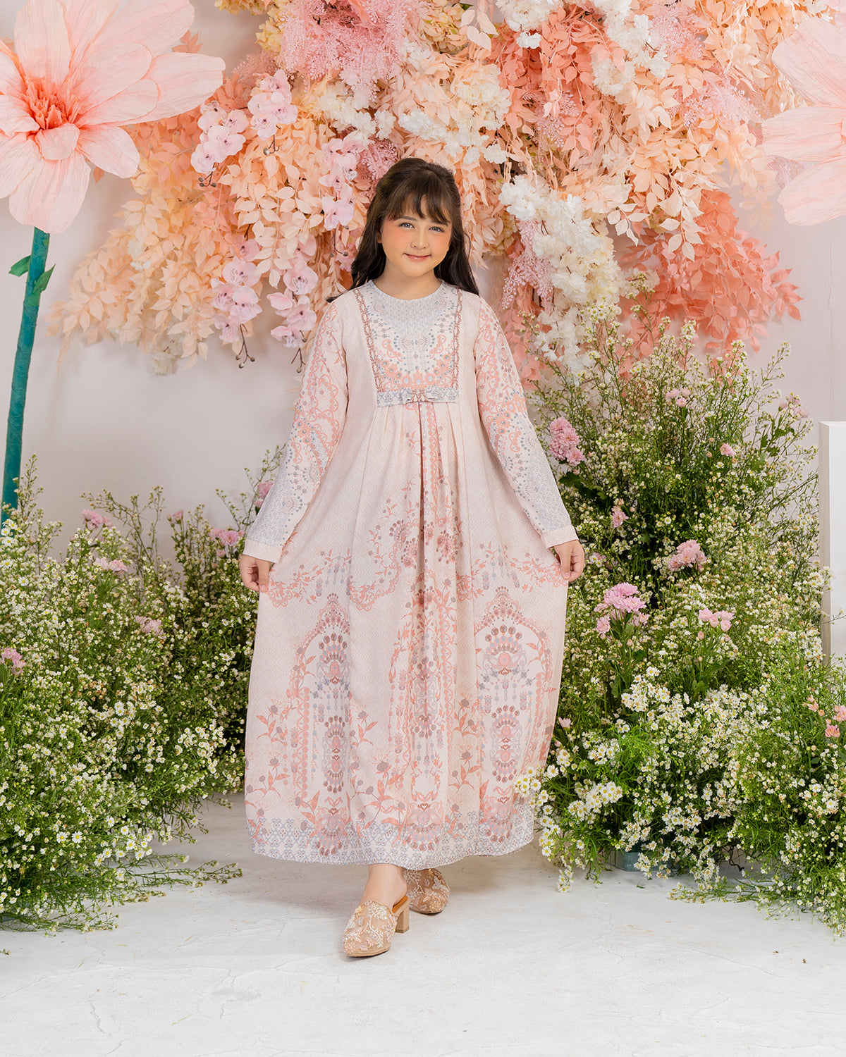 Mulia Dress Anak in Turkish Delight