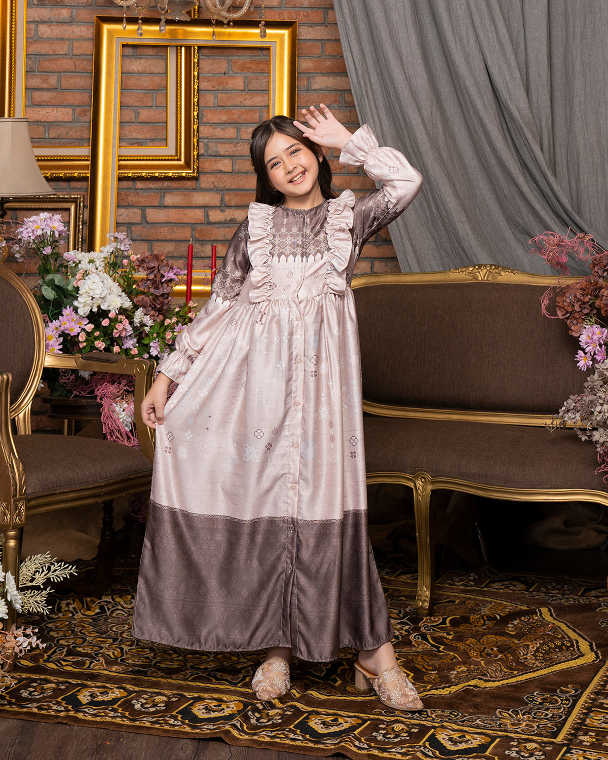 Gemerlap Dress anak in Galaxy