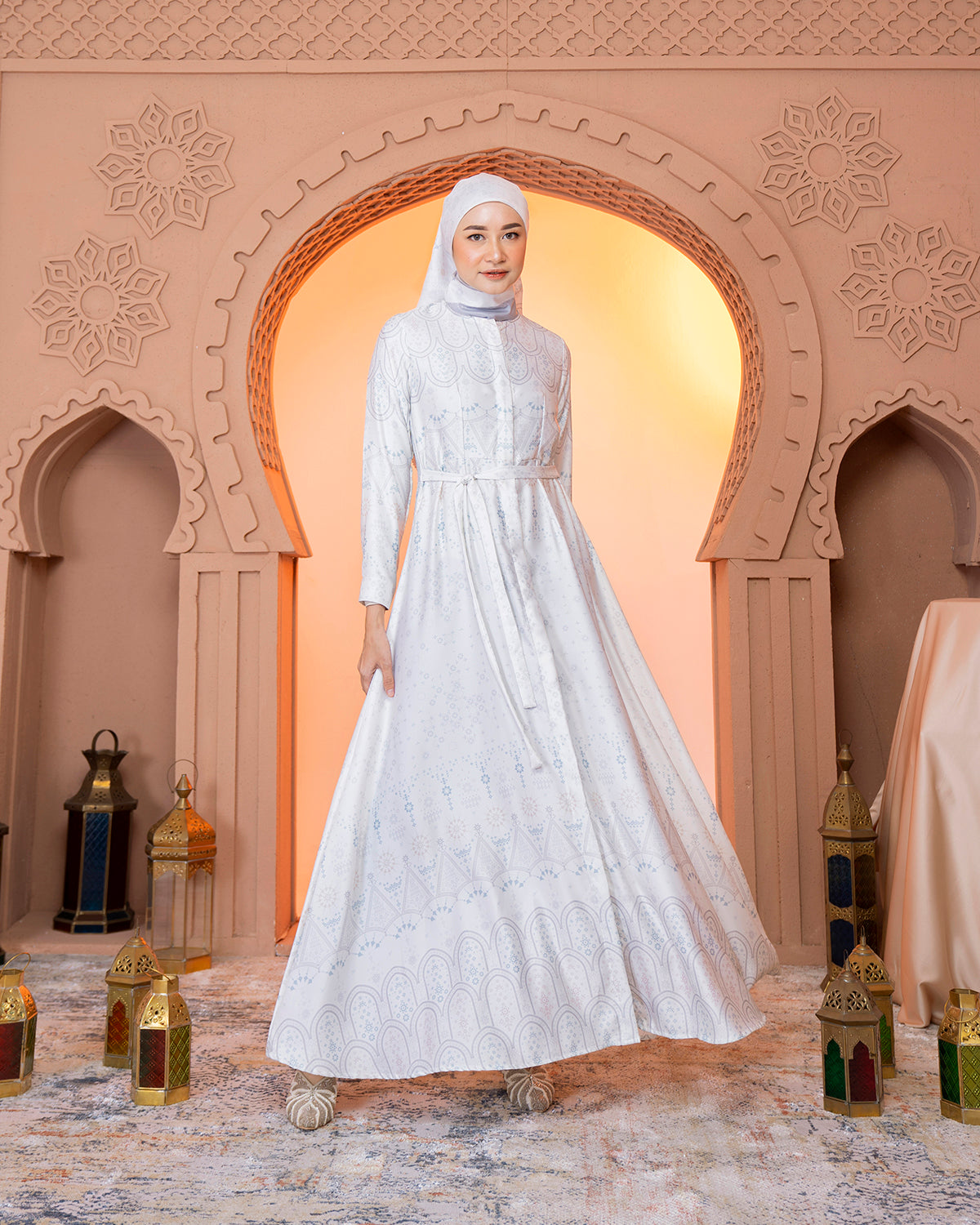 Madinah Dress in Snow White