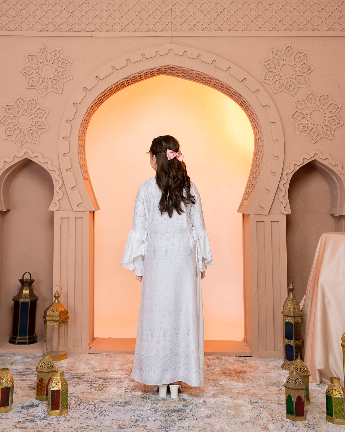 Madinah Dress Anak in Snow White