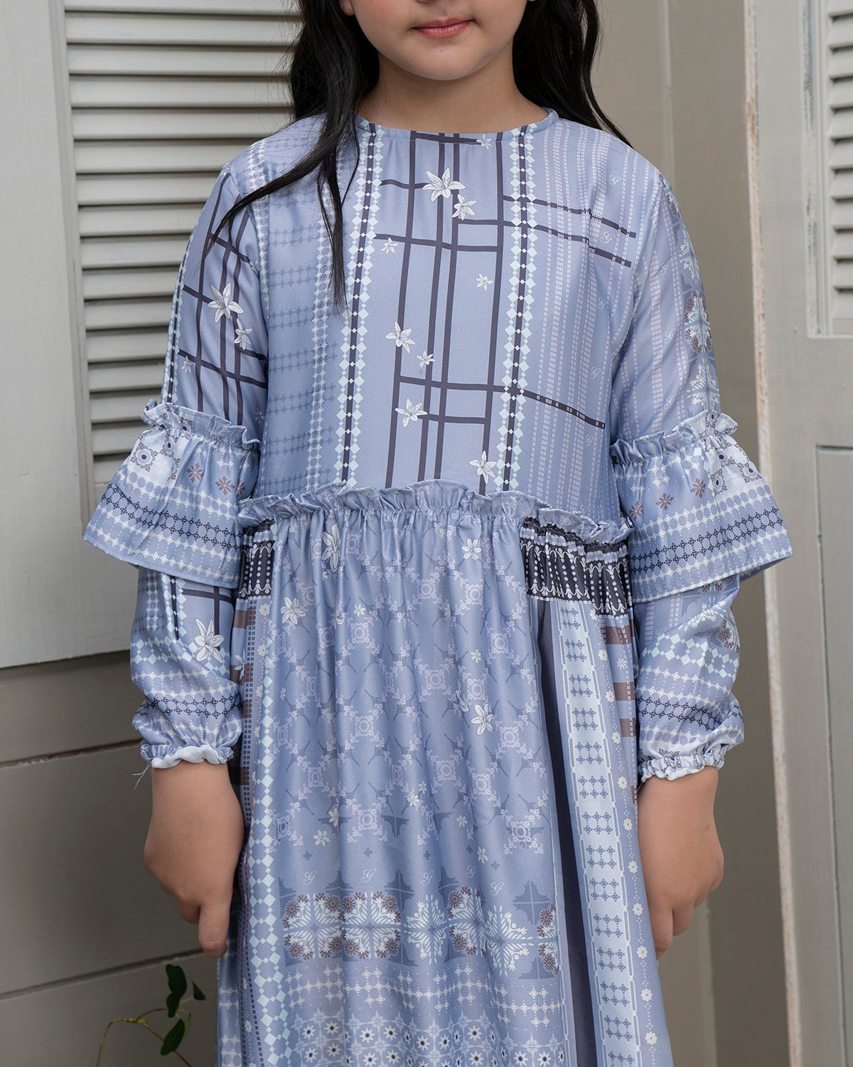 Pulang Dress Anak in Wisteria