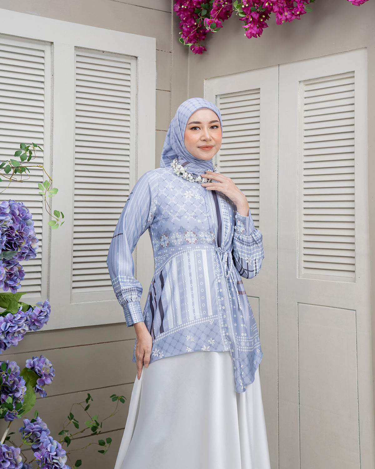 Pulang Blouse in Wisteria