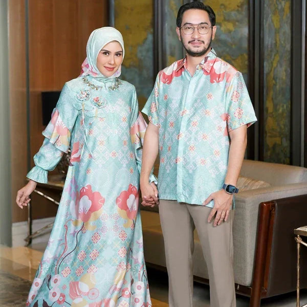 inspirasi couple outfit muslim