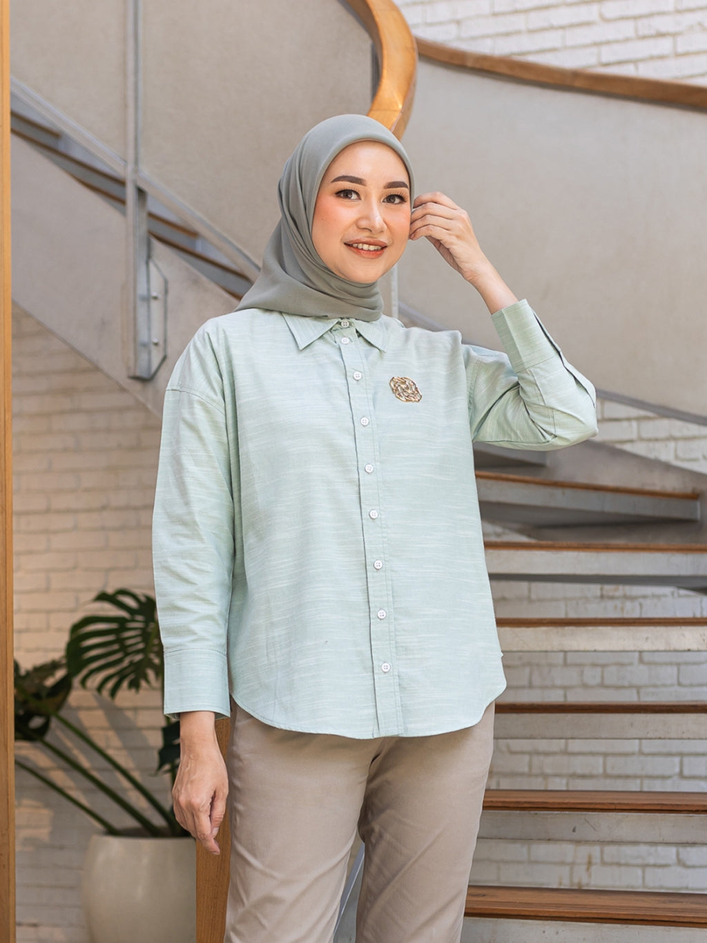 Greisy - Janita Shirt_sage