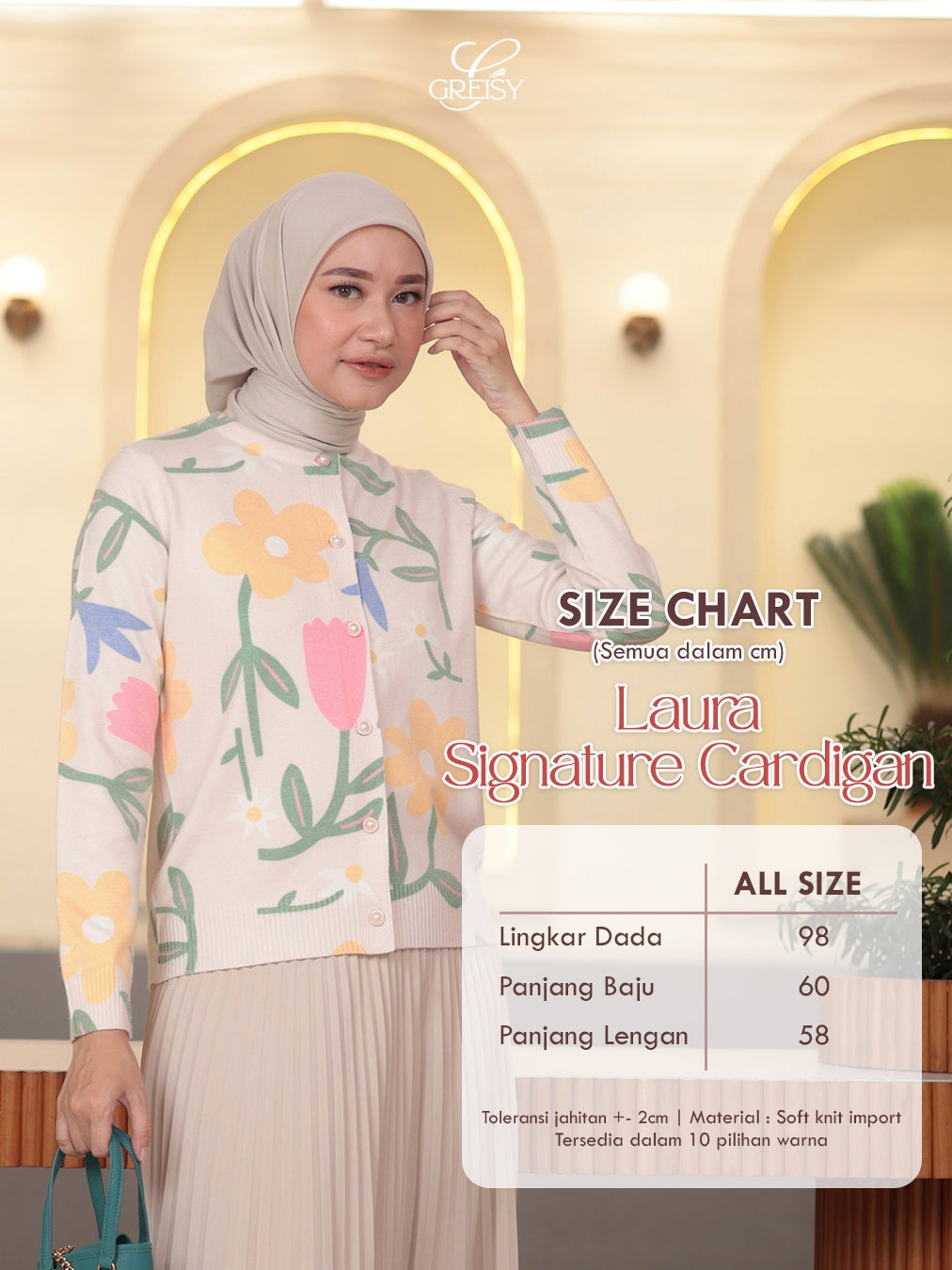 Greisy - Laura Signature Cardigan #warna_orchid