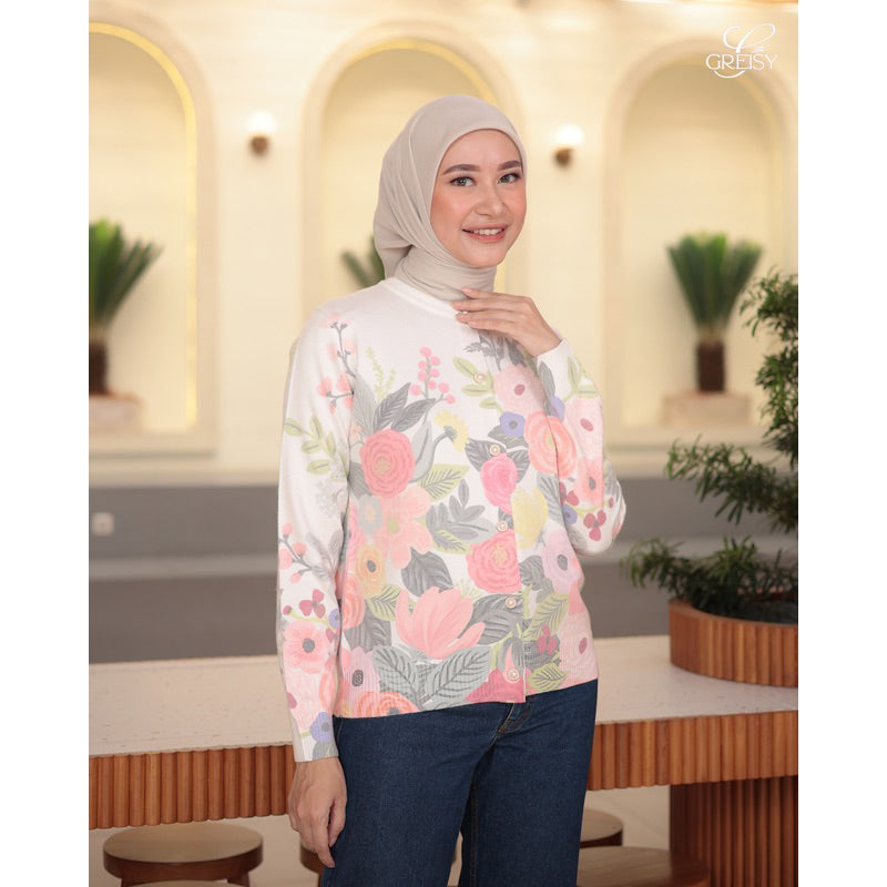 Greisy - Laura Signature Cardigan_Dahlia