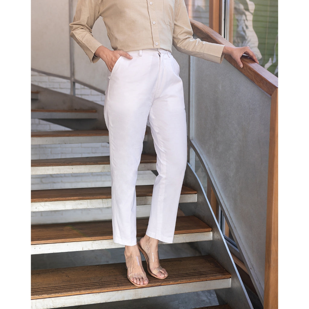 Greisy - Hana Pants WHITE / 3XL