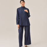 Ciel Top in Deep Denim