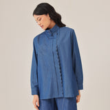 Ciel Top in Frost Denim