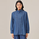 Ciel Top in Frost Denim