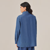 Ciel Top in Frost Denim