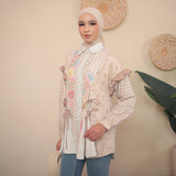 Fiora Blouse in Cocoa Milk