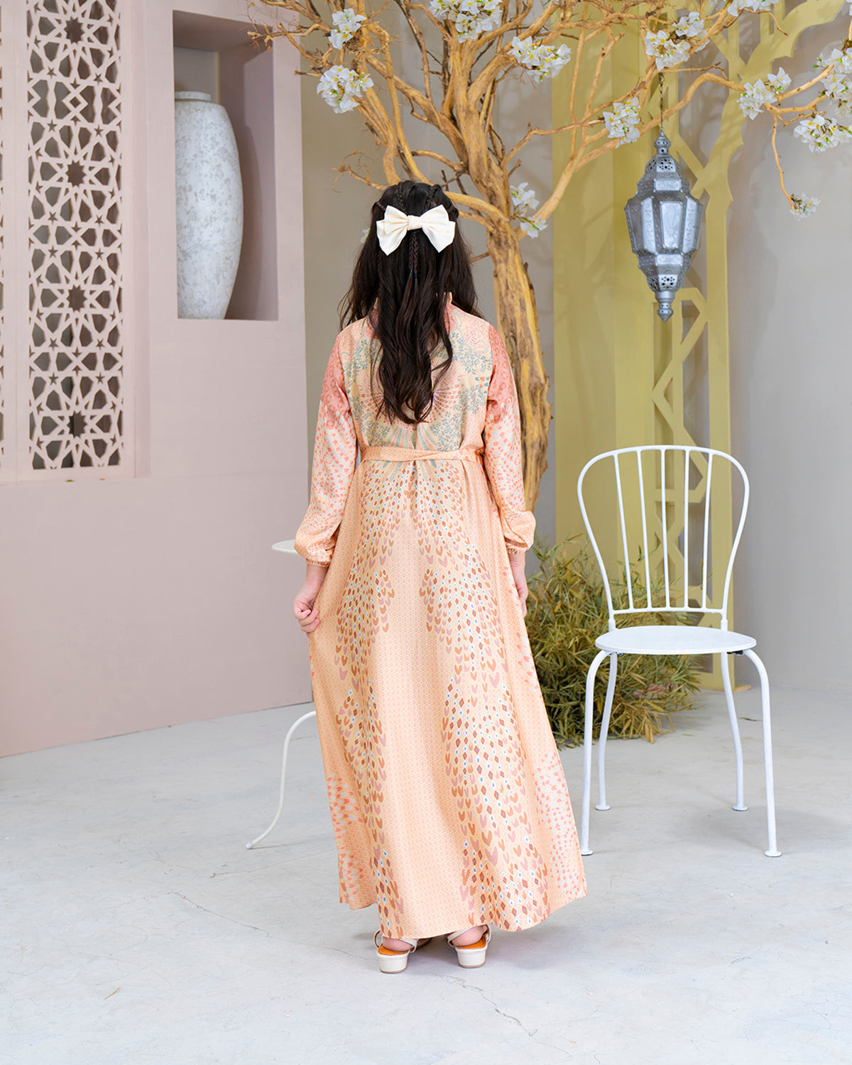 The Phoenix Dress Anak in Dull Gold