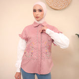 Orina Blouse in Dusty Blush