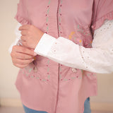 Orina Blouse in Dusty Blush