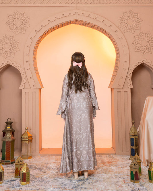 Madinah Dress Anak in Blanch Almond-