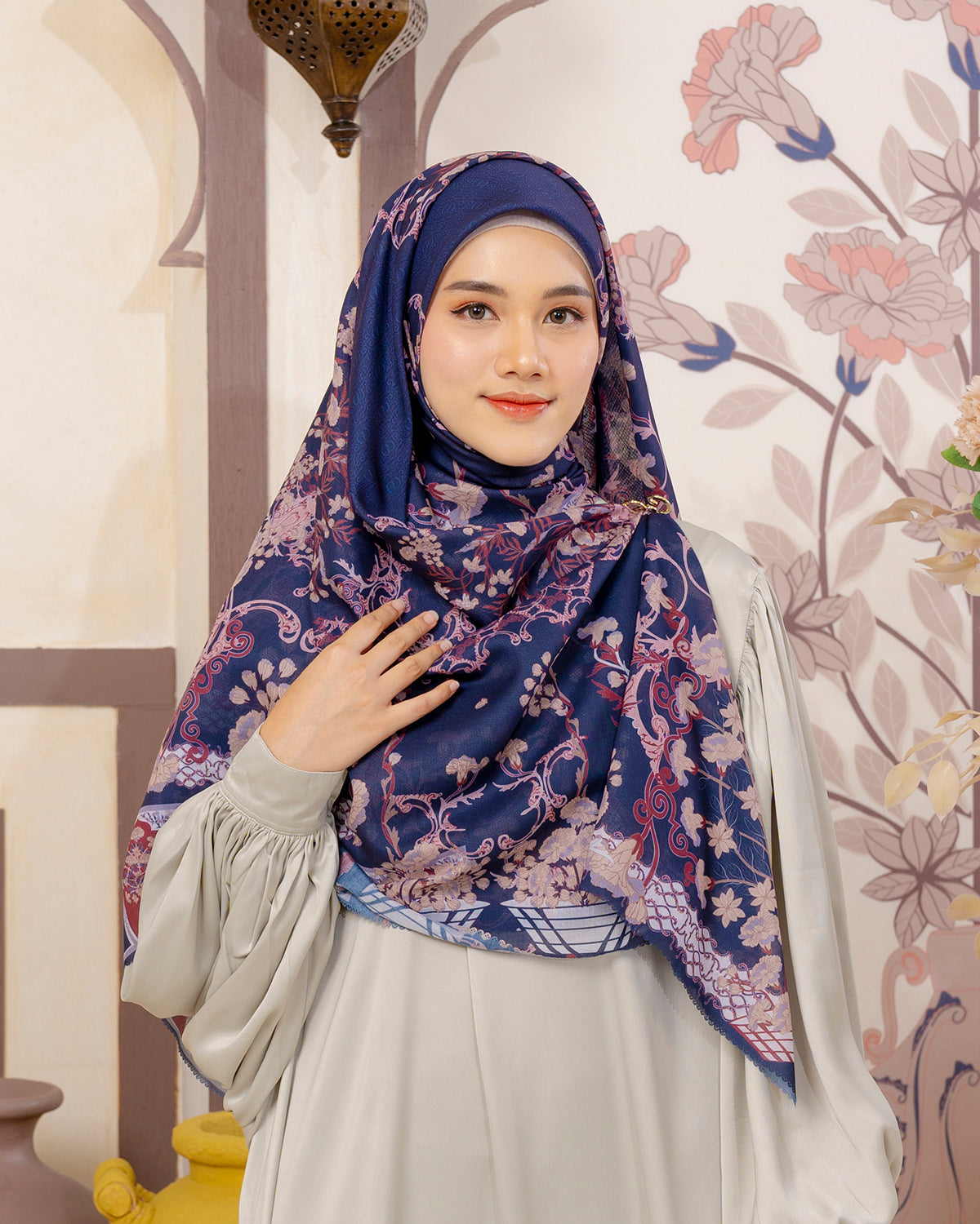 Marygold Scarf in Red Cottage PO DP 50%