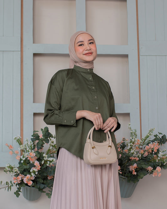 Roselina Shirt in Army