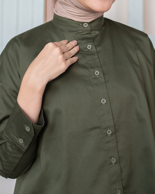 Roselina Shirt in Army