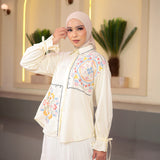 Kaila Blouse in Ivory Bloom